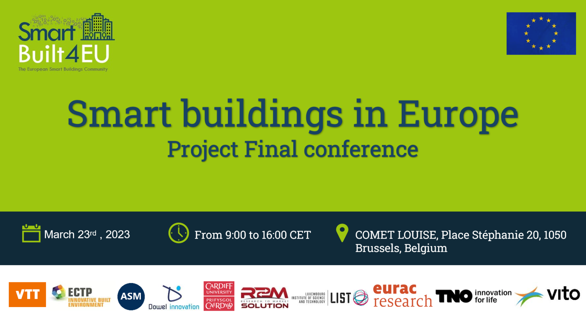 COLLECTiEF at the SmartBuilt4EU Final Conference 'Smart Buildings in Europe' 